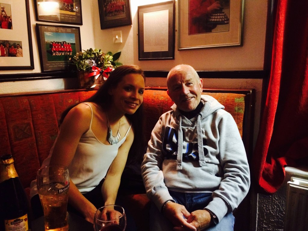 First Team Captain and Irish Senior International VC CLi Sargent and her Dad Peter